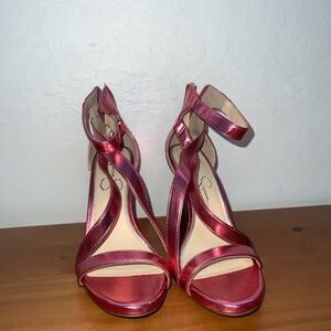 Jessica Simpson Red Stiletto Heels